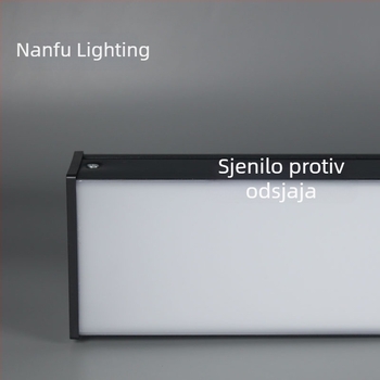 LED linearno svjetlo trake 1200×70 mm za urede, maloprodaju, učionice i restorane