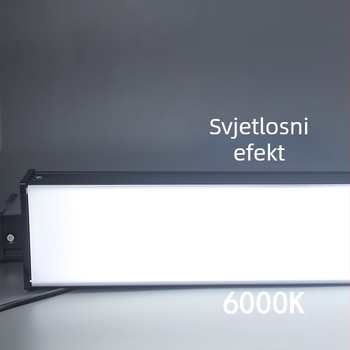 LED linearno svjetlo trake 1200×70 mm za urede, maloprodaju, učionice i restorane