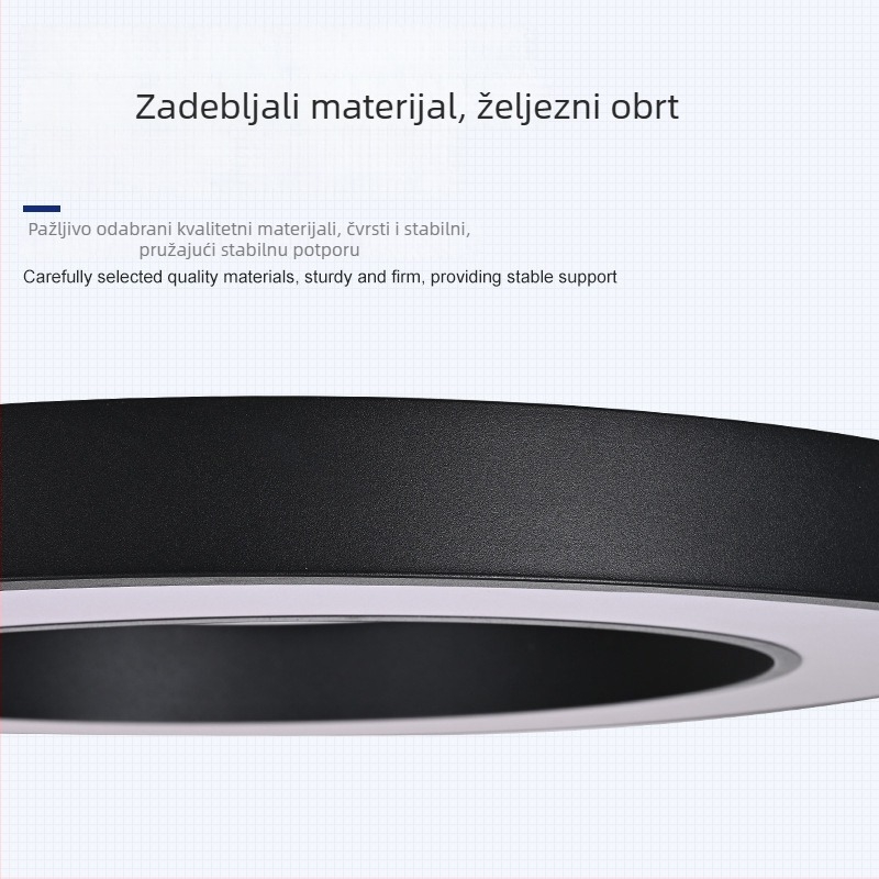 Okrugla LED viseća svjetiljka, moderan minimalistički dizajn
