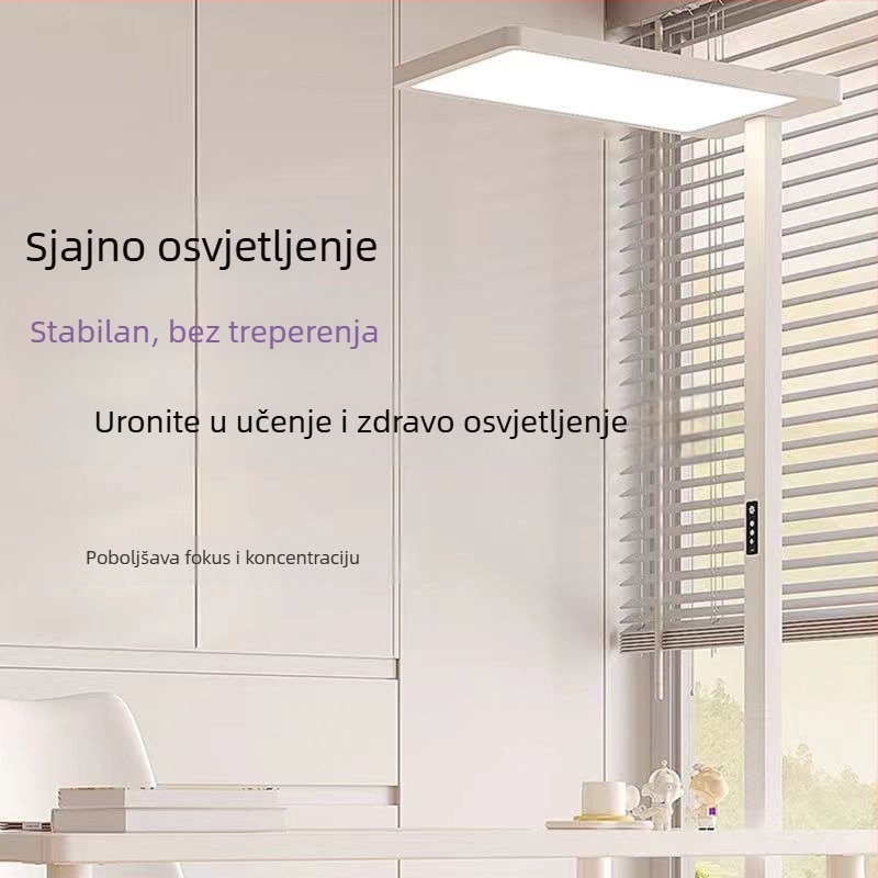 Podna svjetiljka s kompletnim spektrom zaštite očiju za učenje; idealna za čitanje i pisanje, svjetlo za učionicu i klavir