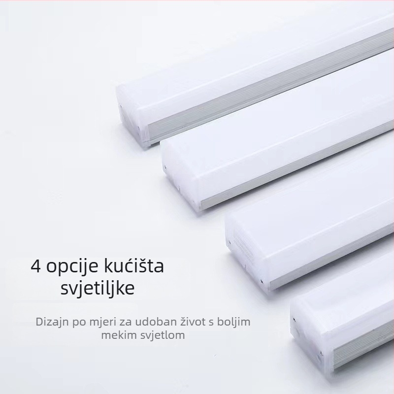LED uredska linearna rasvjeta s pet stranica, kvadratni profil stropnog svjetla, bezšivno spajanje