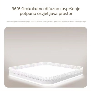 LED stropno svjetlo za dnevni boravak i blagovaonu, potpuno spektralna zaštita očiju, moderni minimalistički dizajn