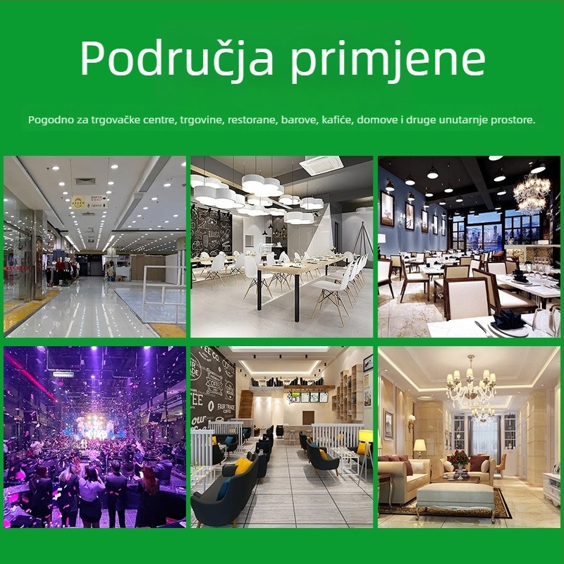 LED plafonjera, moderni minimalistički dizajn, pogodna za dnevni boravak, spavaću sobu, balkon i hodnik; PSE potvrda; jaka LED rasvjeta
