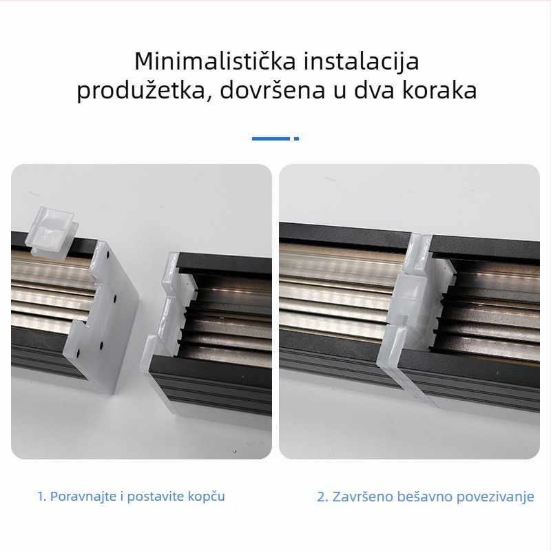 LED svjetleća traka s pet strana, aluminijsko kućište, dimenzije 1200x70x75 mm, pogodna za urede, konferencijske dvorane, teretane i trgovačke centri