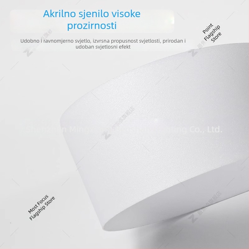 LED uredska viseća svjetiljka s geometrijskim oblicima: šesterokutnik, krug, kvadrat i Y-oblik prstena