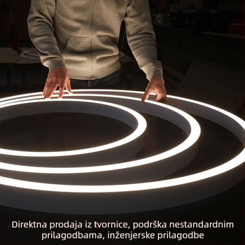 Okrugli LED luster za ured, konferencijsku dvoranu, fitness centar i trgovine