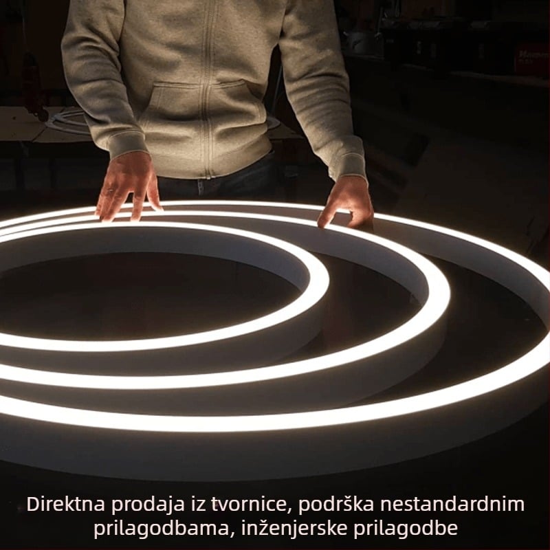 Okrugli LED luster za ured, konferencijsku dvoranu, fitness centar i trgovine