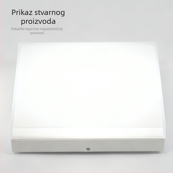 Prilagođena moderna minimalistička kvadratna LED plafonjera za dnevni boravak, blagovaonu, spavaću sobu, balkon i ured (bez okvira)