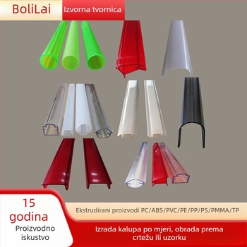 Izdrživa difuzna sjenila za lampe od PMMA i PC, mliječno bijela, mat, UV otporna, ne žuti, za LED rasvjetu