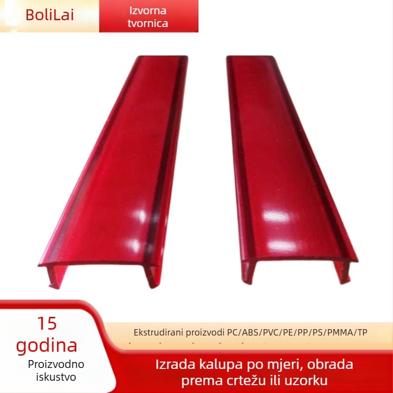 Izdrživa difuzna sjenila za lampe od PMMA i PC, mliječno bijela, mat, UV otporna, ne žuti, za LED rasvjetu