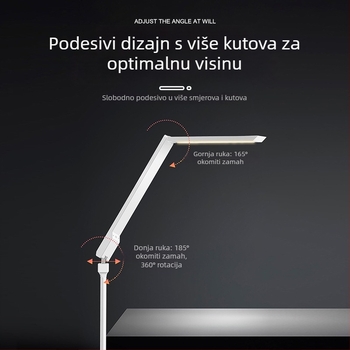 LED stojeća lampa za dnevni boravak i spavaću sobu, s podesivom temperaturom boje, jačinom svjetla i memorijom postavki