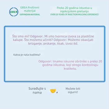 Prozirni kvadratni abažur od polikarbonata, višeslojni, injekcijsko prešan, po narudžbi