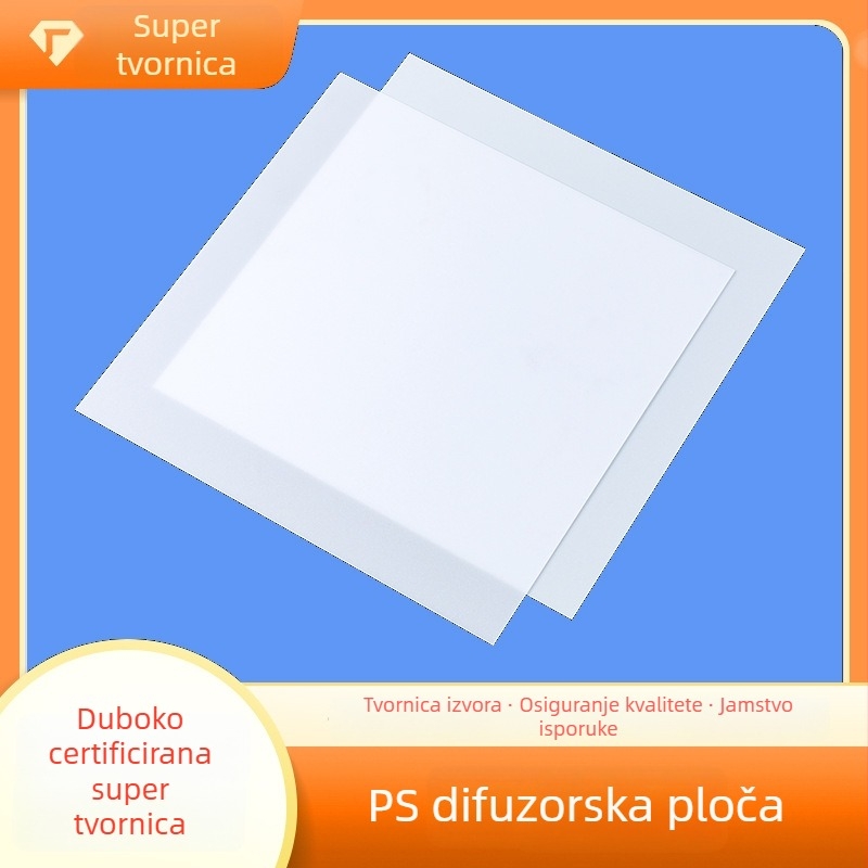 PS difuzijska ploča za rasvjetu, difuzijska ploča, minimalistička rasvjeta dnevnog boravka