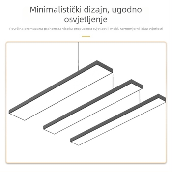 Lavida II serija LED uredska viseća svjetiljka, unutarnje površinsko montažno osvjetljenje, njega očiju, moderan stil
