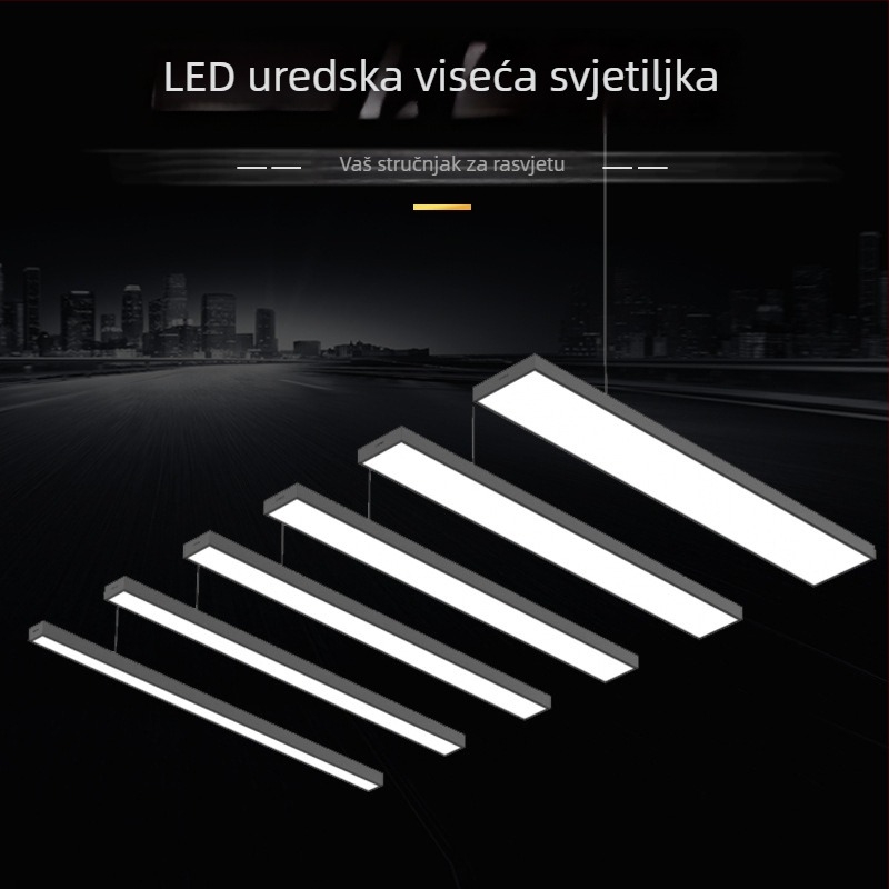 Lavida II serija LED uredska viseća svjetiljka, unutarnje površinsko montažno osvjetljenje, njega očiju, moderan stil