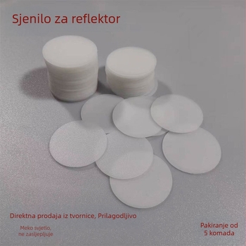 Akrilni abažur za spot/downlight, kružni sjenilac protiv odsjaja, mekan difuzor, zaštita očiju djeteta