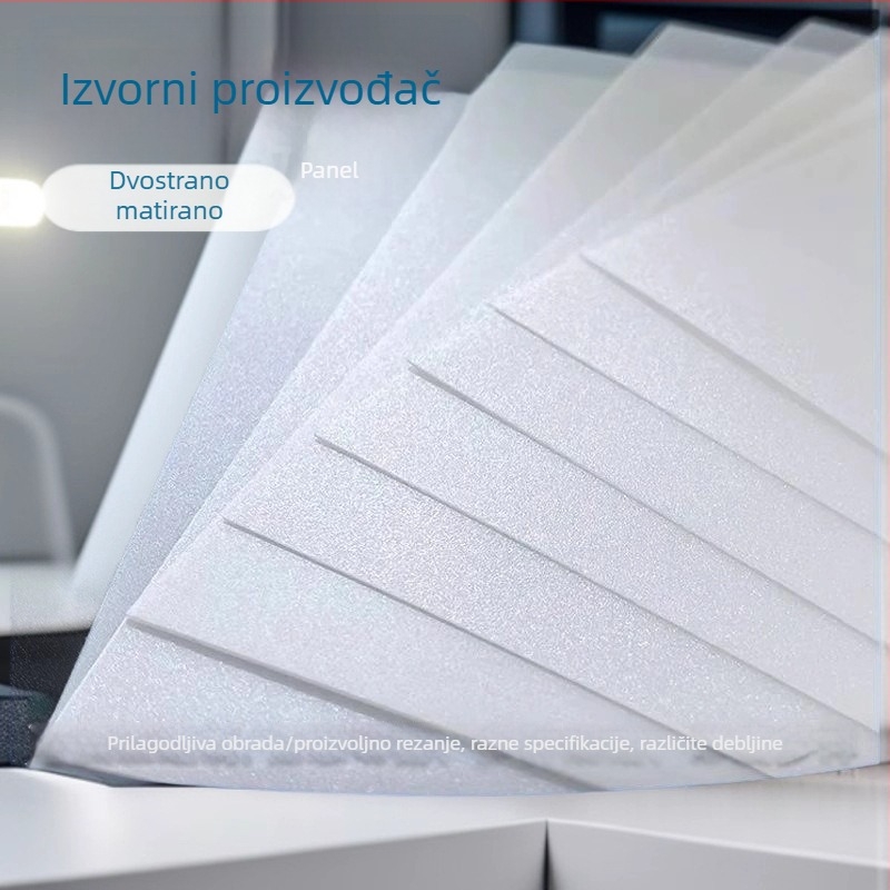 Antibakterijska LED ravna lampa za pročišćavanje s matiranom difuzijskom pločom