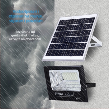 Solarna LED lampa za vrt, IP65 vodootporna, visoke snage vanjska ulična rasvjeta za kućnu upotrebu