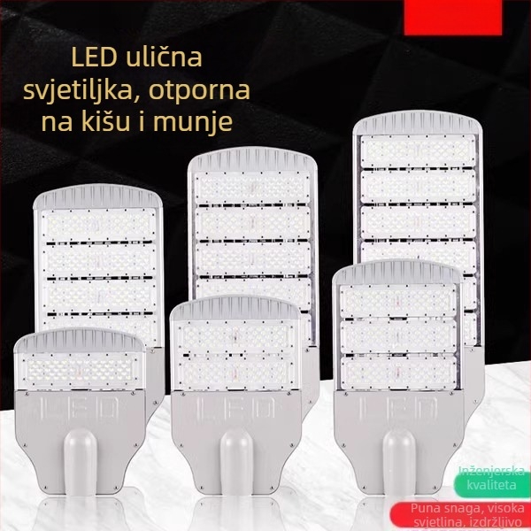 Prilagođena LED modulaska ulična svjetiljka – 250W, aluminij, IP65, Ltlu088, za gradske i ruralne ceste