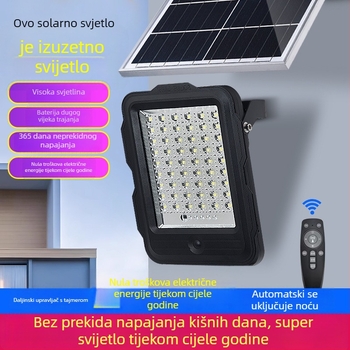 200W IP67 vodootporno dvorišno svjetlo za vanjsku upotrebu, solarno LED rasvjeta