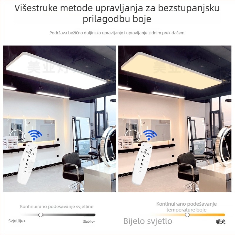 Lampa bez sjene za frizerski salon – stropna LED rasvjeta, 120 LED, 8000 lm, 6000K