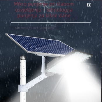 2025 Solarna ulična svjetiljka 600W, vanjski vrt, vodootporna, automatsko uključivanje u sumrak, LED svjetlo