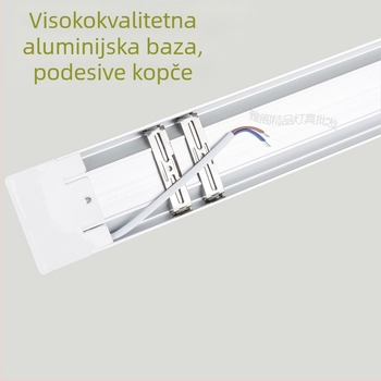 LED cijev za pročišćavanje s tri zaštite, ultra jarko uredsko LED svjetlo, 40W, integrirana dvostruka cijev, dnevno svjetlo