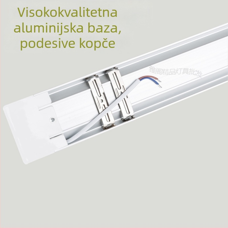 LED cijev za pročišćavanje s tri zaštite, ultra jarko uredsko LED svjetlo, 40W, integrirana dvostruka cijev, dnevno svjetlo