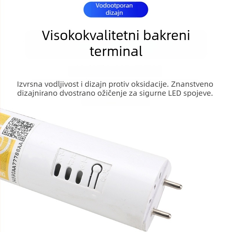 LED integrirana dnevna nužna cijev za garažu, staklena, retro fluorescencijska cijev za zamjenu