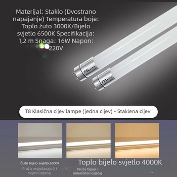 Foshan Lighting T8 Dazzling serija LED cijev, 18W, 1,2 m, dnevna svjetlost, napajanje s dva kraja