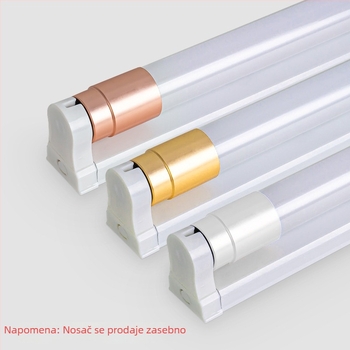 T8 LED fluorescentska cijev, 9W, 0,6 m, 48x2835 SMD, 120° snop, CRI 70, G13 priključak, stakleno tijelo