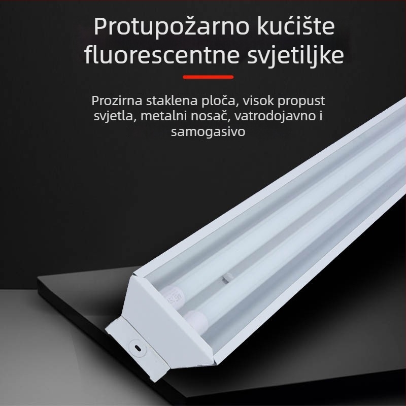Integrirana LED cijev T5/T8, podijeljeni komplet, potpuno set, visoka svjetlina, ušteda energije, jednobojna ili dvobojna cijev