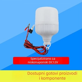 12V niski napon LED žarulja s E27 navojem, Ø50mm, 180° snop, CRI 70–80, plastično kućište, bez regulacije svjetla, 5000h, 1 godina jamstva