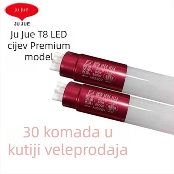Jujue LED T8 duga LED cijev s energetskom uštedom, napajanje s obje strane, duljine 1,2 m, 50 W, visoka svjetlina