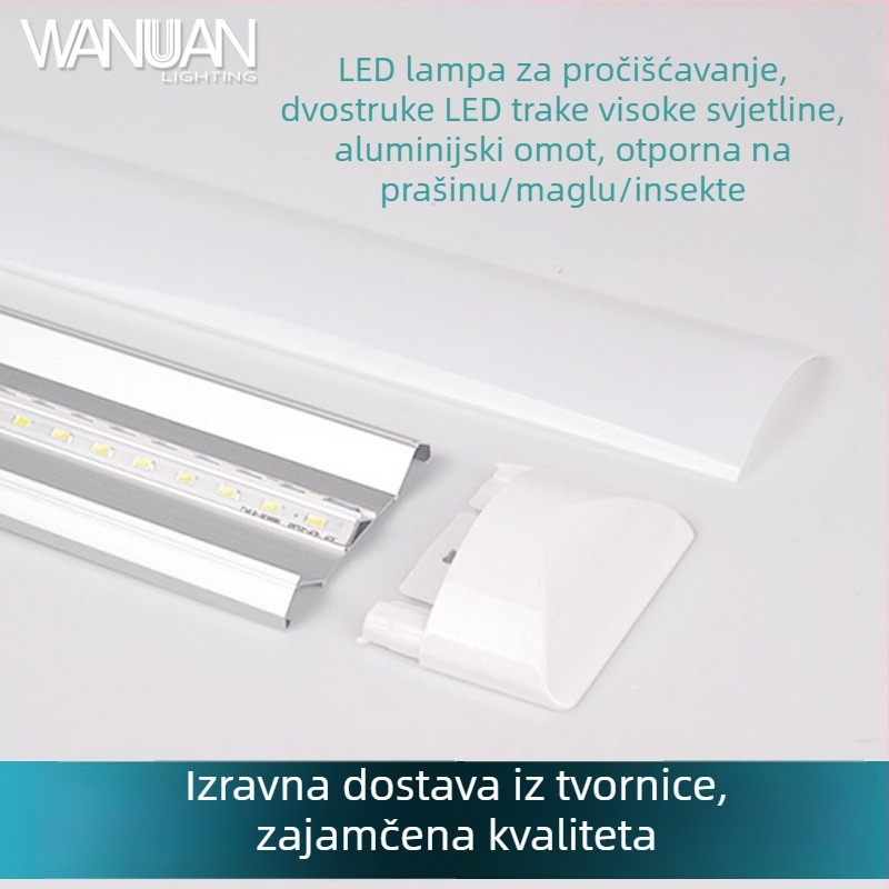 Integrirana LED lampica za pročišćavanje s zaštitom od prašine, vode i udaraca za komercijalno osvjetljenje