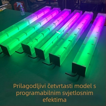 LED 360° akrilna svjetleća kutija za reklamni znak – kvadratni, cilindrični i okrugli oblik