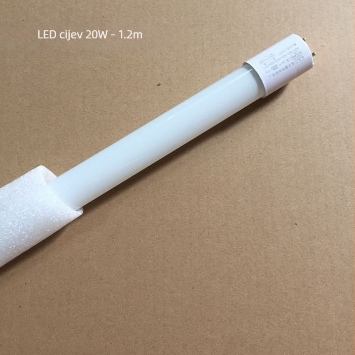 LED trak svjetla T8, kompletan set nosača s integriranim T5 stropnim profilom, ured 1,2 m, 18W dnevna svjetlost