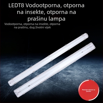 LED T8 dvostruka trostruka zaštita nužna fluorescencijska lampa s nosačem