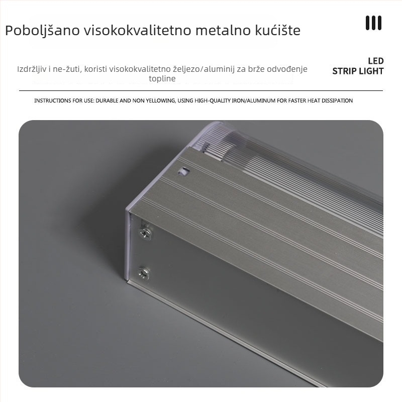 Prilagođeni kućište T8 LED lampe s kapljicom, za farmaceutsku i biotehnološku industriju, uz dvostruku fluorescencijsku konfiguraciju