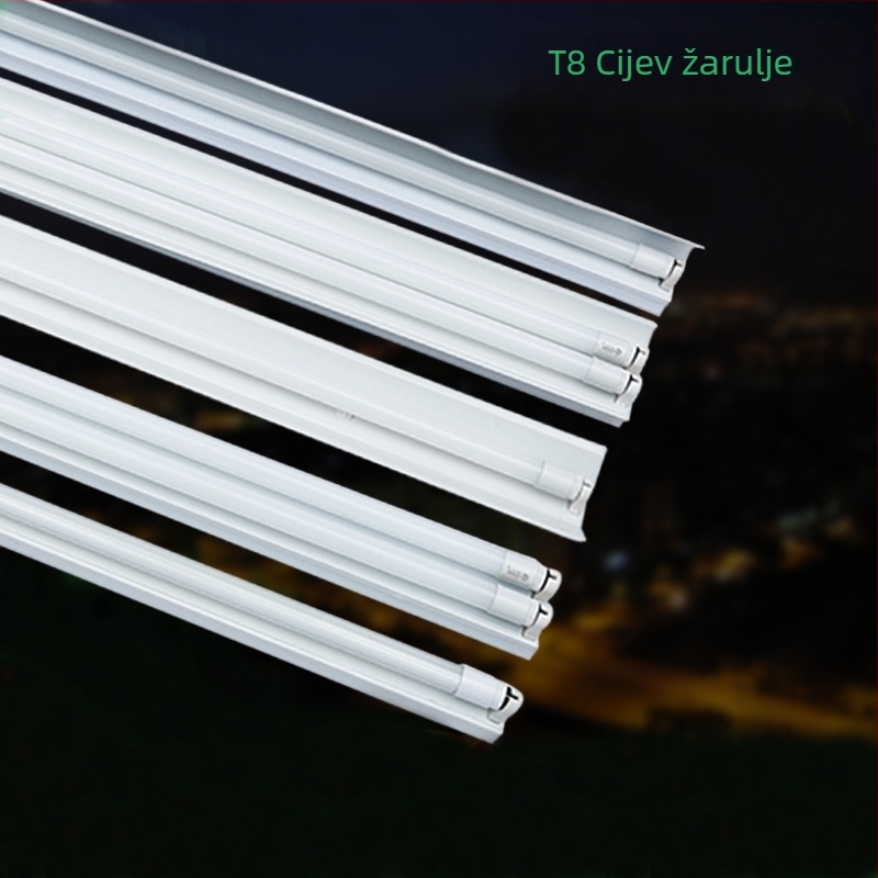 T8 LED cijev s kućištem i hitnim nosačem za garažu