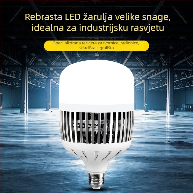 LED žarulja s E27 navojem za dom i radionicu, štednja energije, izuzetno svijetla, visokoučinkovito osvjetljenje W5W