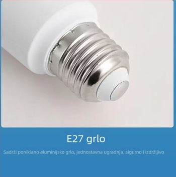 LED žarulja s E27 utičnicom, visoka svjetlina, energetska ušteda, kućna upotreba, dnevni boravak i spavaća soba, rasvjeta za stolnu lampu