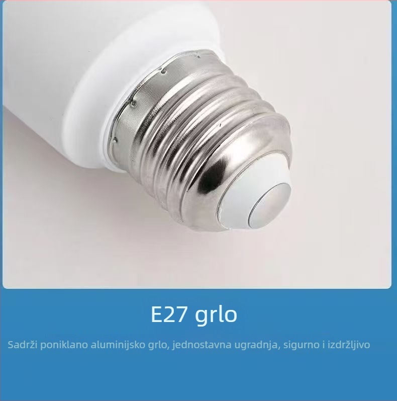 LED žarulja s E27 utičnicom, visoka svjetlina, energetska ušteda, kućna upotreba, dnevni boravak i spavaća soba, rasvjeta za stolnu lampu