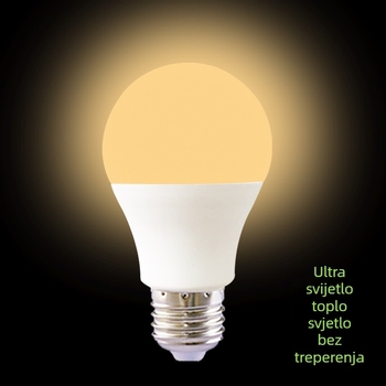LED žarulja tople svjetlosti, 3000K-4000K, 2700K neutralno žuto svjetlo, 1000 lm