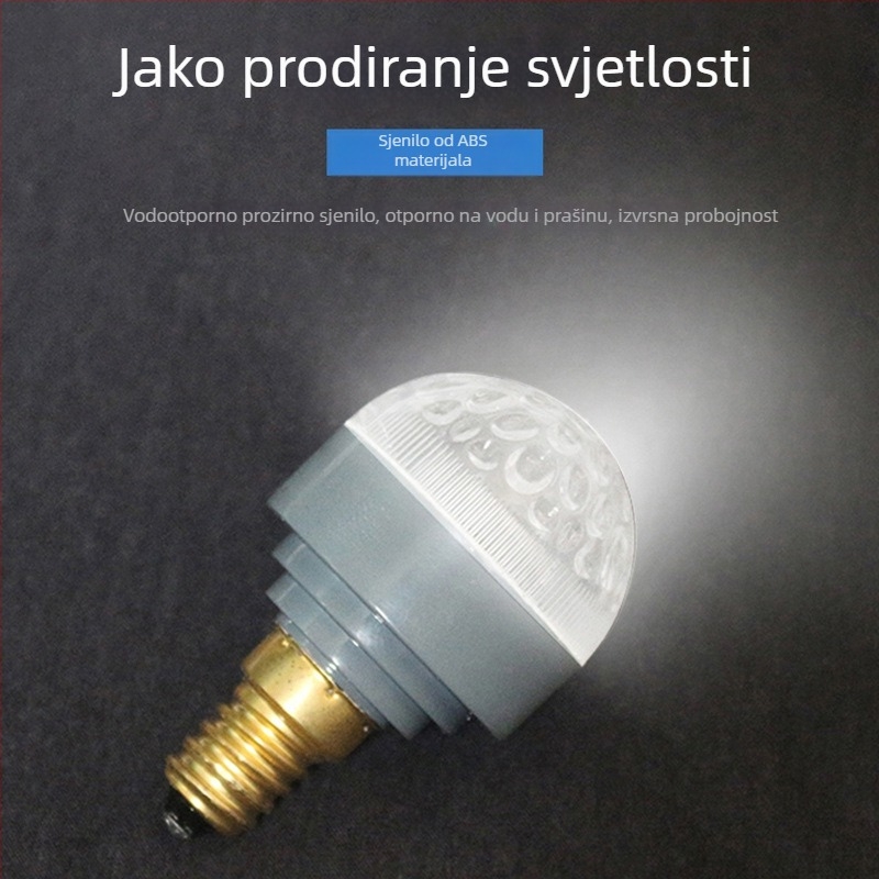 LED stroboskop svjetiljka UM-LED FLASH LAMP3, E27, plastično kućište, kućno i vanjsko indikacijsko svjetlo