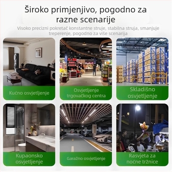 Yaming LED žarulja E27, energetski učinkovita za kućnu upotrebu, 100W, za komercijalno i tvornicko osvjetljenje, 200W trostruka zaštita, super svijetla