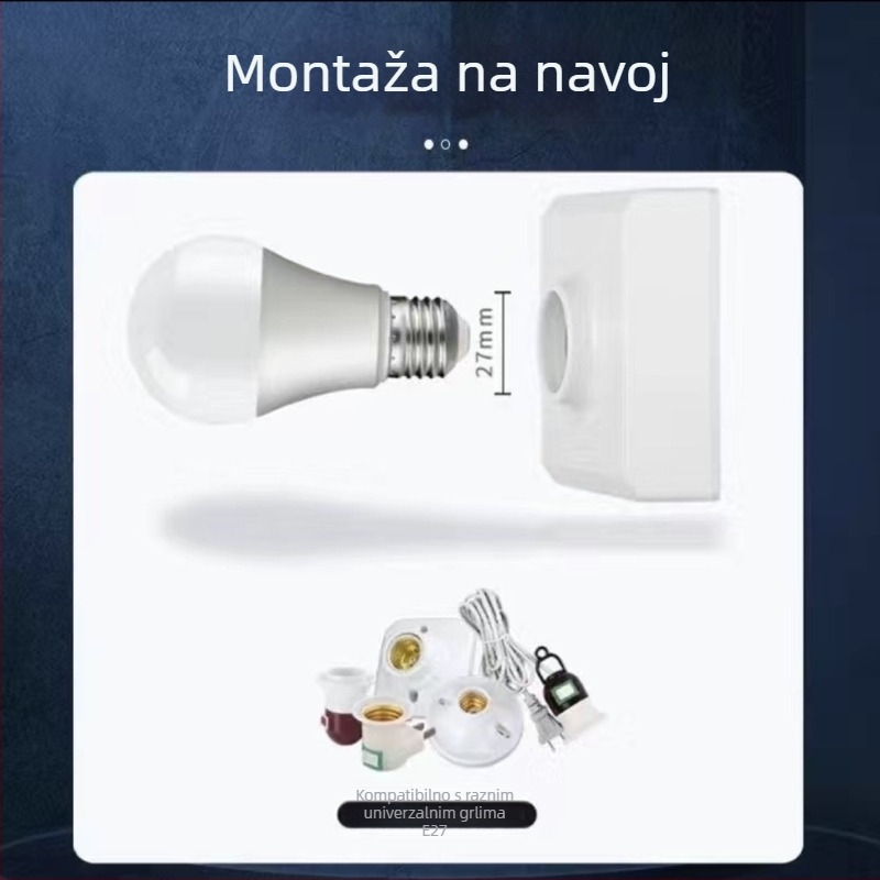 LED žarulja E27, aluminijsko kućište s plastičnom prevlakom, ultra snažna, zaštita očiju, bez treperenja, energetski učinkovita rasvjeta