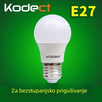 kodect LED žarulja s neprekidnim dimovanjem kroz tiristor, stolna/noćna lampa, E26 navoj, 110V, FCC