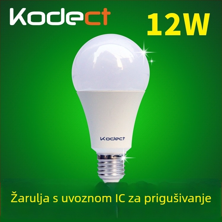 kodect LED žarulja s neprekidnim dimovanjem kroz tiristor, stolna/noćna lampa, E26 navoj, 110V, FCC