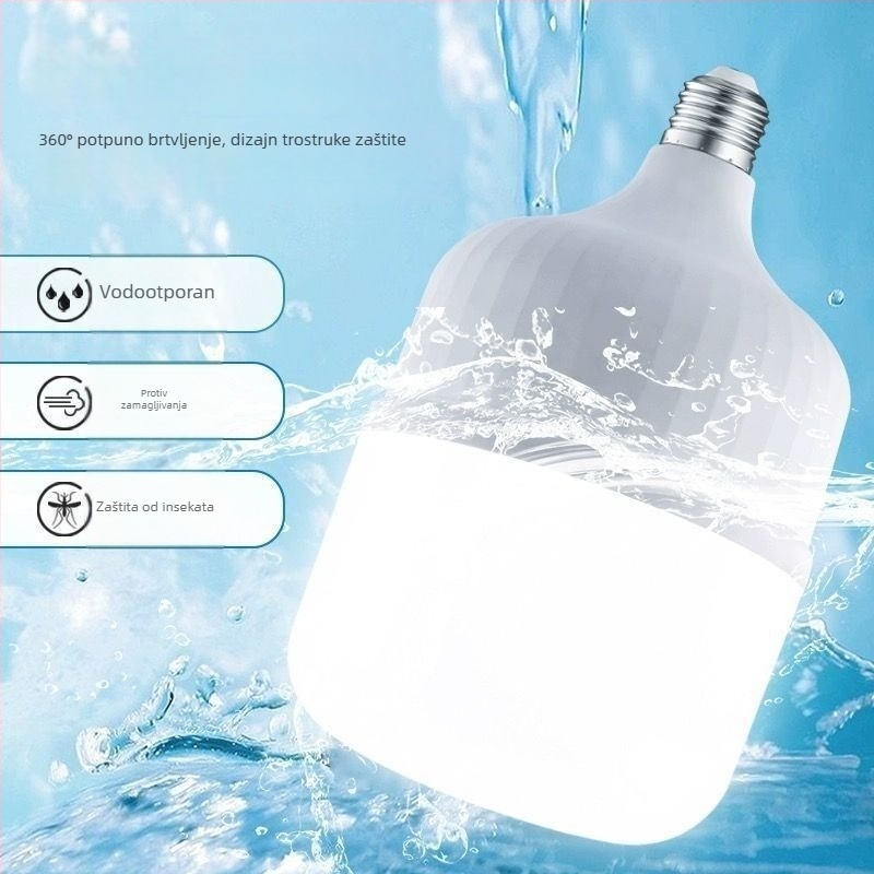 LED žarulja E27, visoka svjetlina, bijela svjetlost, energetski učinkovita, za kućnu uporabu